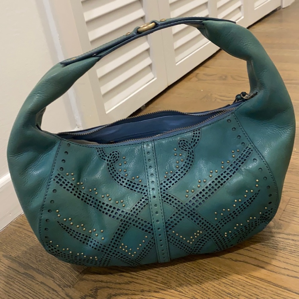Green Cole Haan Leather Handbag